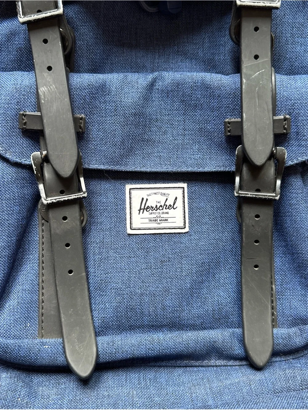 Herschel Supply Co. Little America backpack Laptop Padded Blue With Black Straps